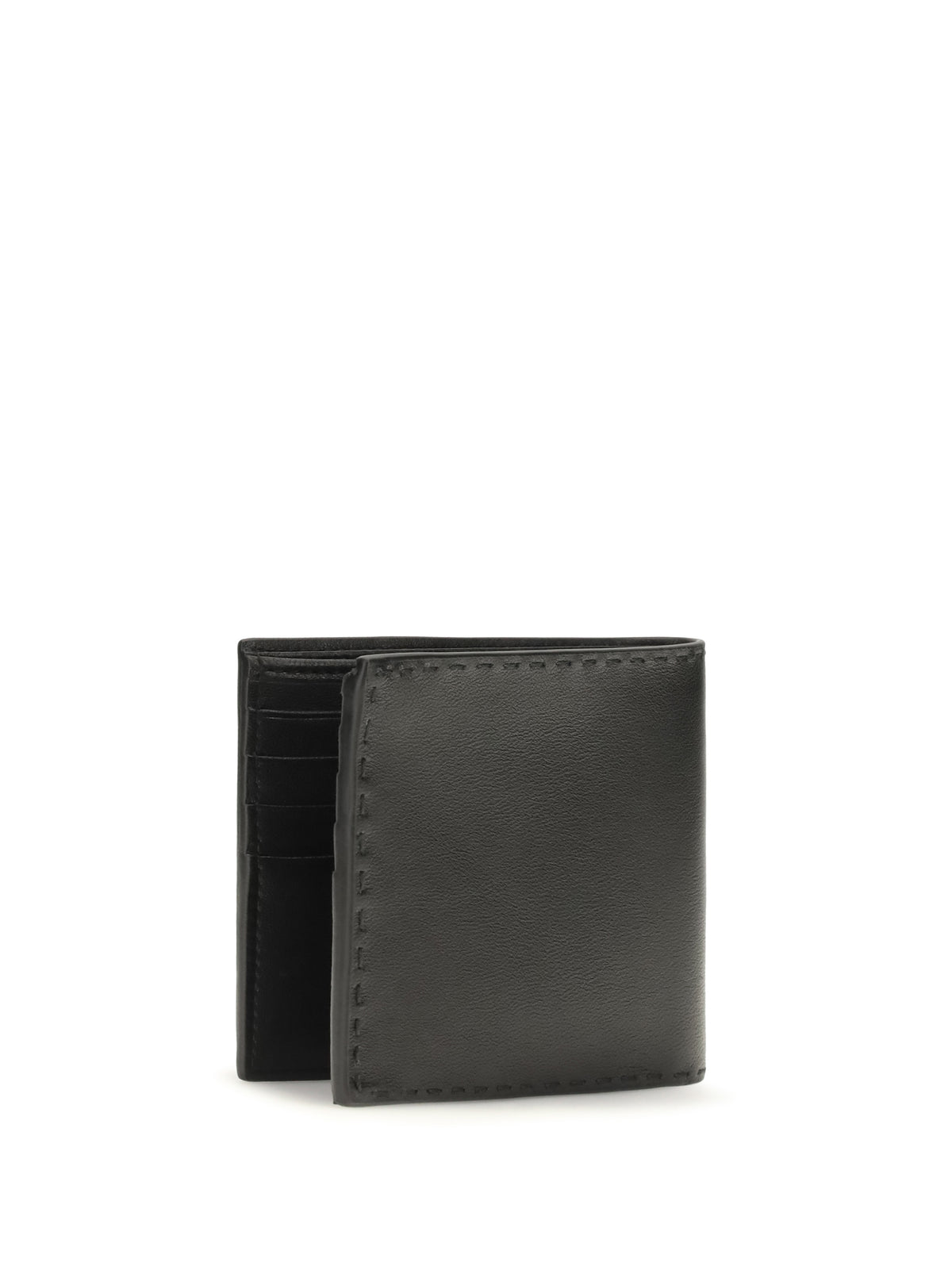 Prada Antiqued leather Wallet - Black