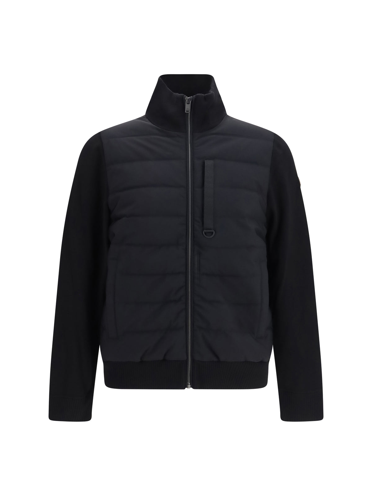 Moose Knuckles Kamet Jacket with high collar - Black/Black