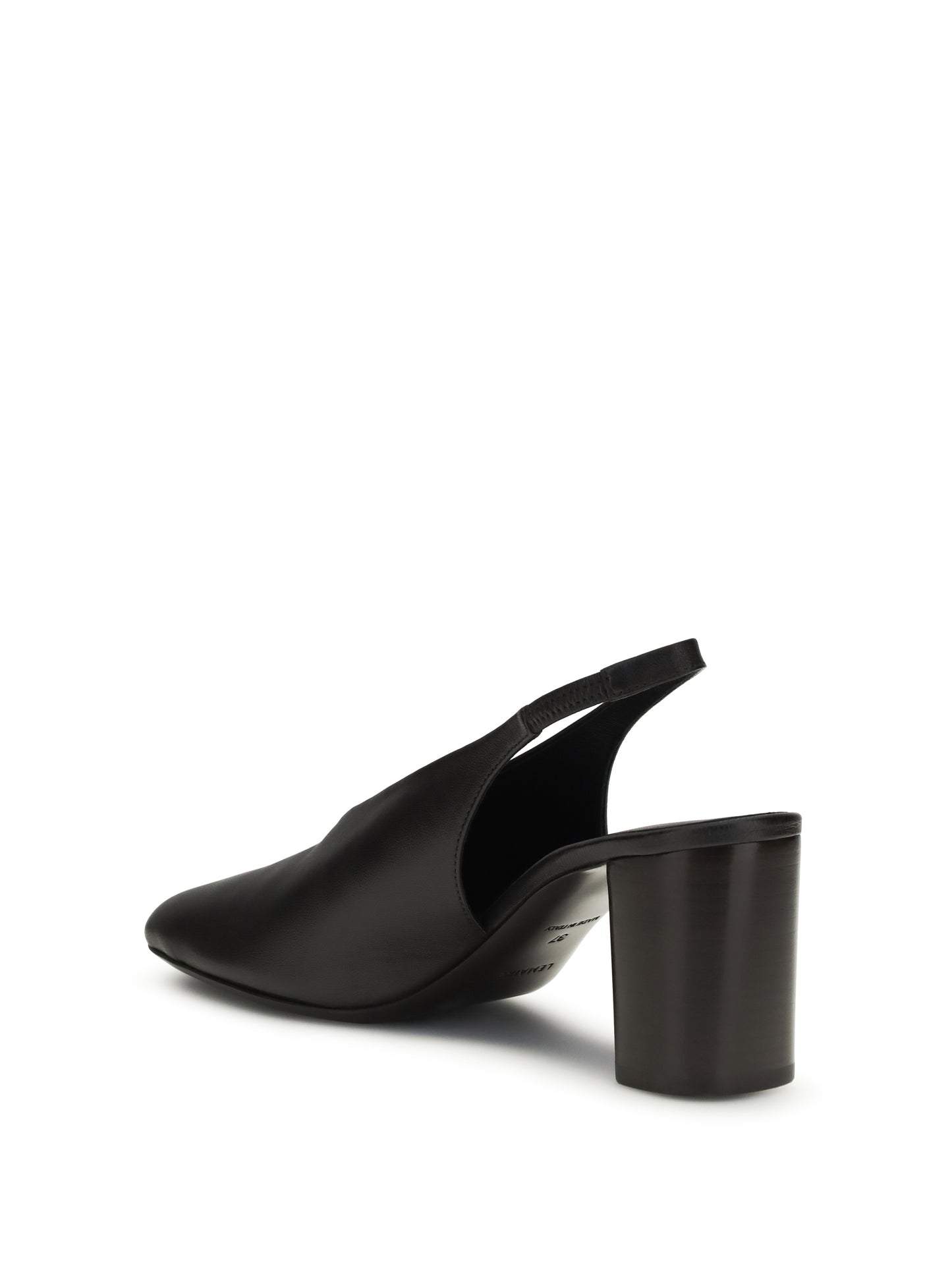 LEMAIRE Pumps with a back strap and square toe