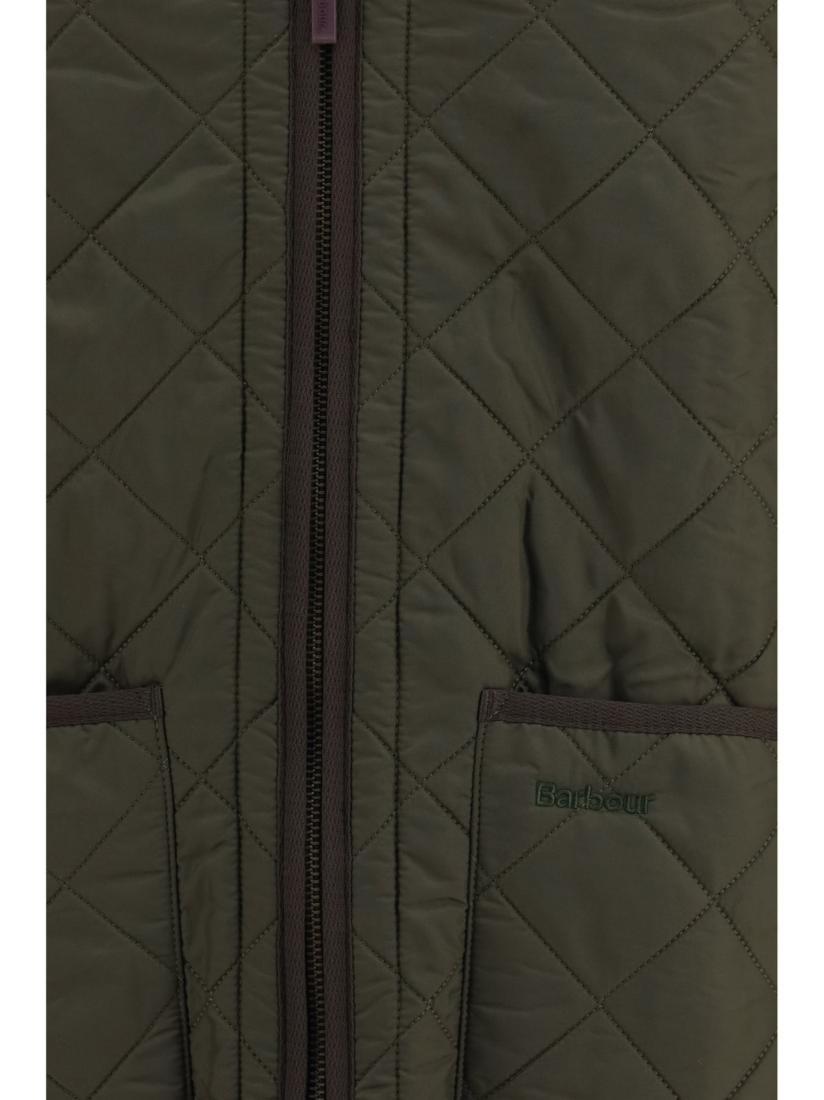 Barbour Polarquilt quilted zip Vest - Olive