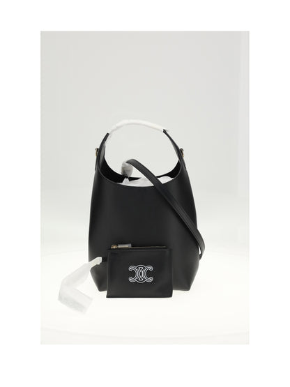 Celine TEEN HOBO - Black