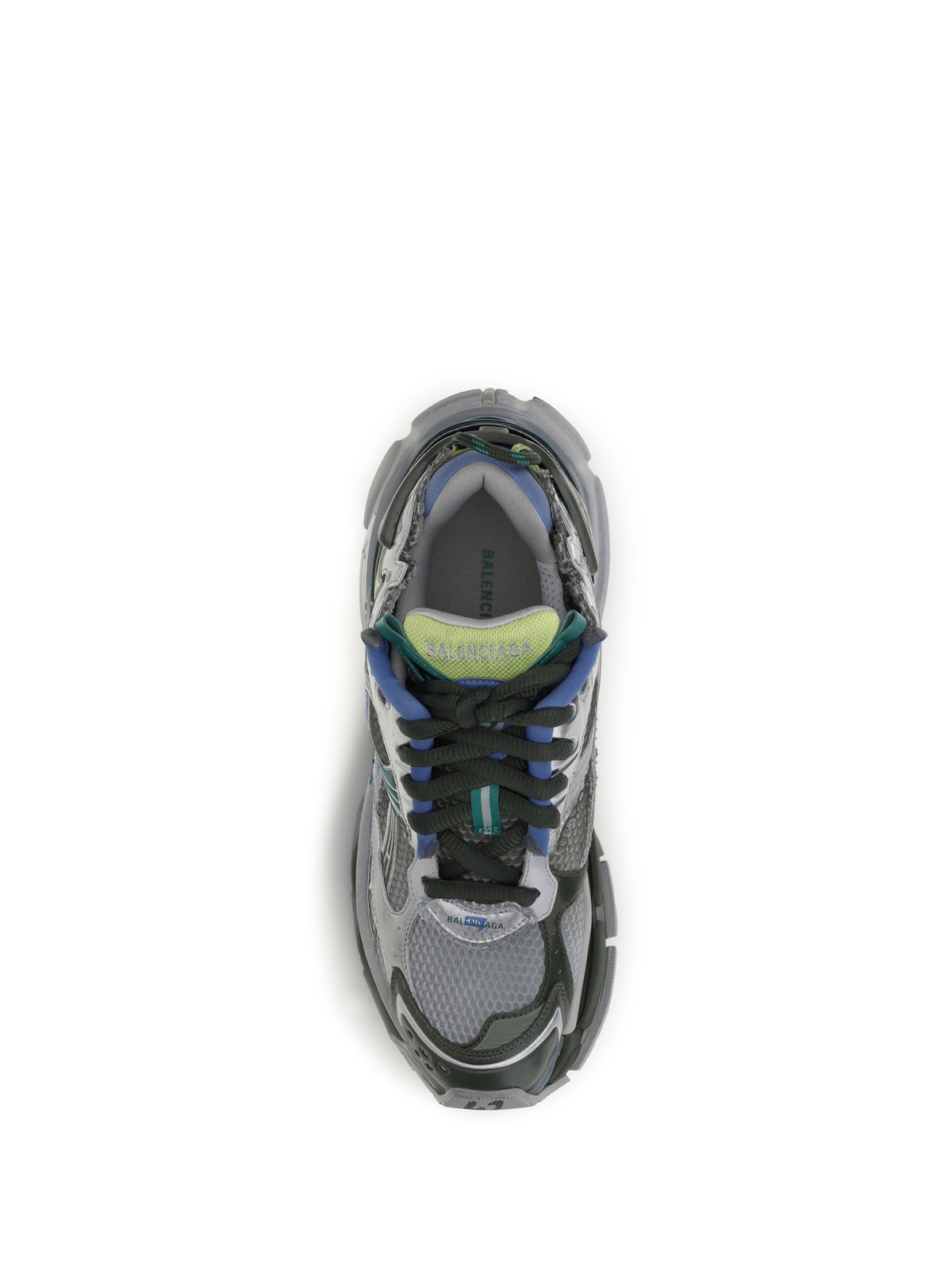 Balenciaga Runner Gradient Sneakers - Gry/Blue/Green/Yell
