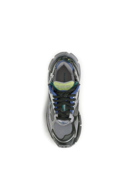 Balenciaga Runner Gradient Sneakers - Gry/Blue/Green/Yell