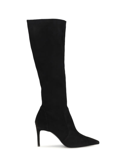 Stuart Weitzman Power Boots - Black