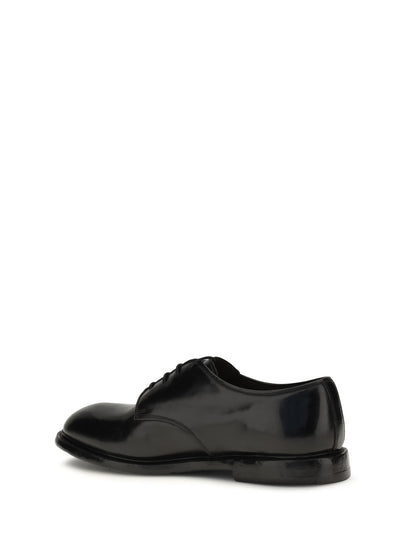 Premiata Lace-Ups with lettering logo - Black