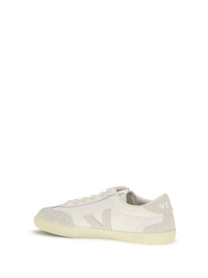 Veja Volley leather Sneakers - White_natural