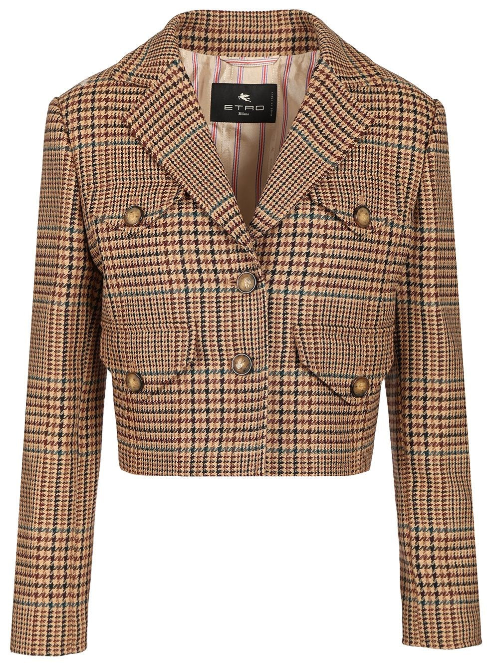 Etro Cropped Blazer - Multi