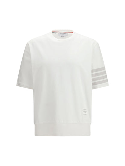THOM BROWNE 4-Bar cotton jersey T-shirt