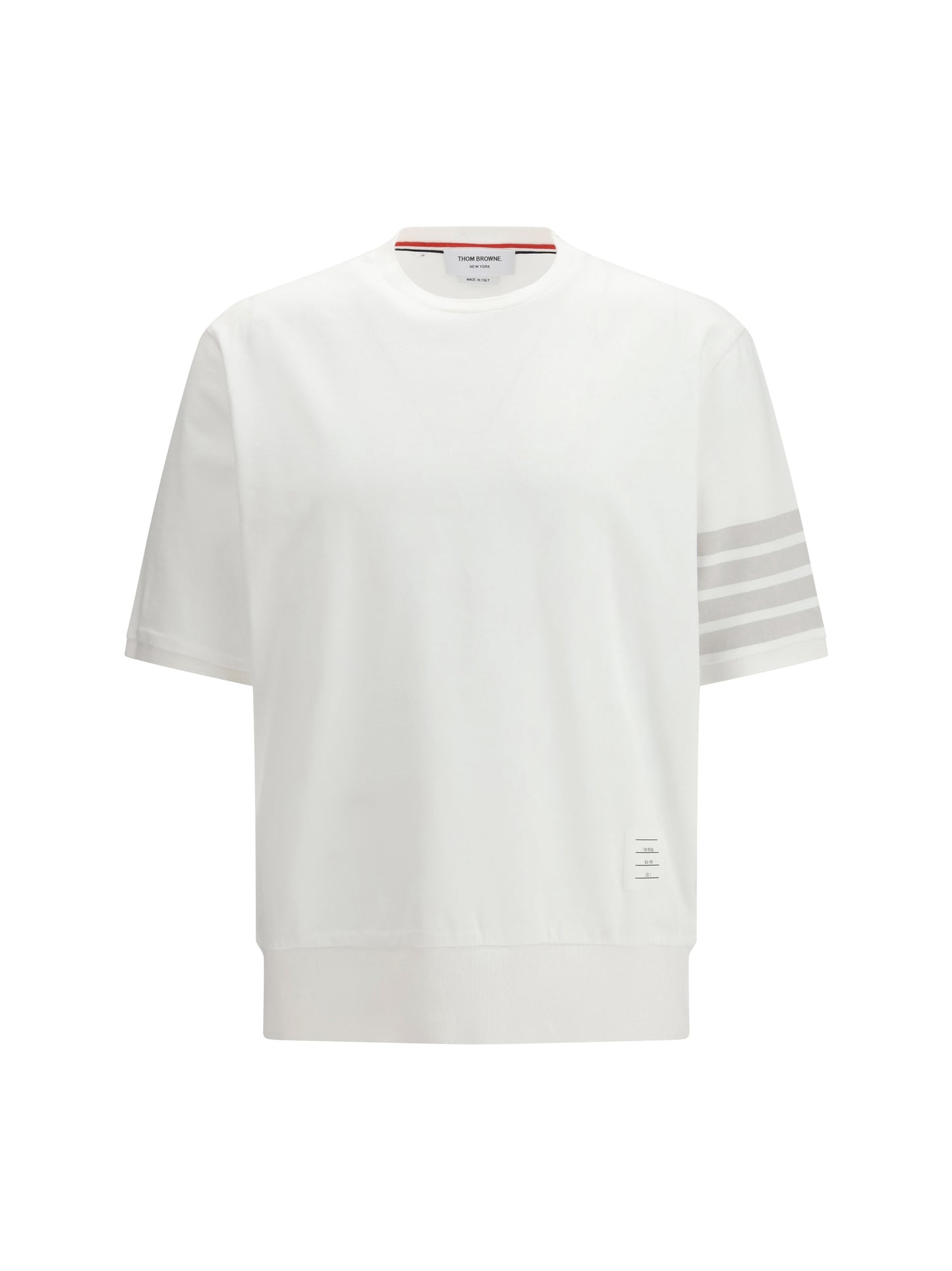 THOM BROWNE 4-Bar cotton jersey T-shirt