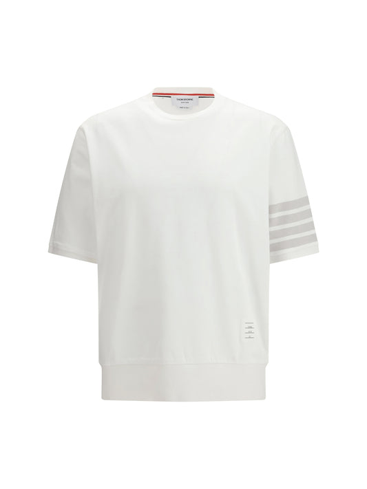 THOM BROWNE 4-Bar cotton jersey T-shirt