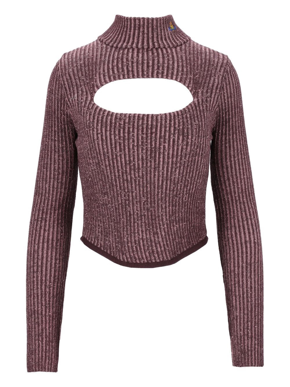 Vivienne Westwood "Giulia" Wool Sweater With Cut-Out - Rose