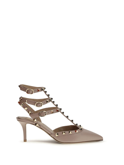 Valentino Garavani Rockstud Pumps - Poudre