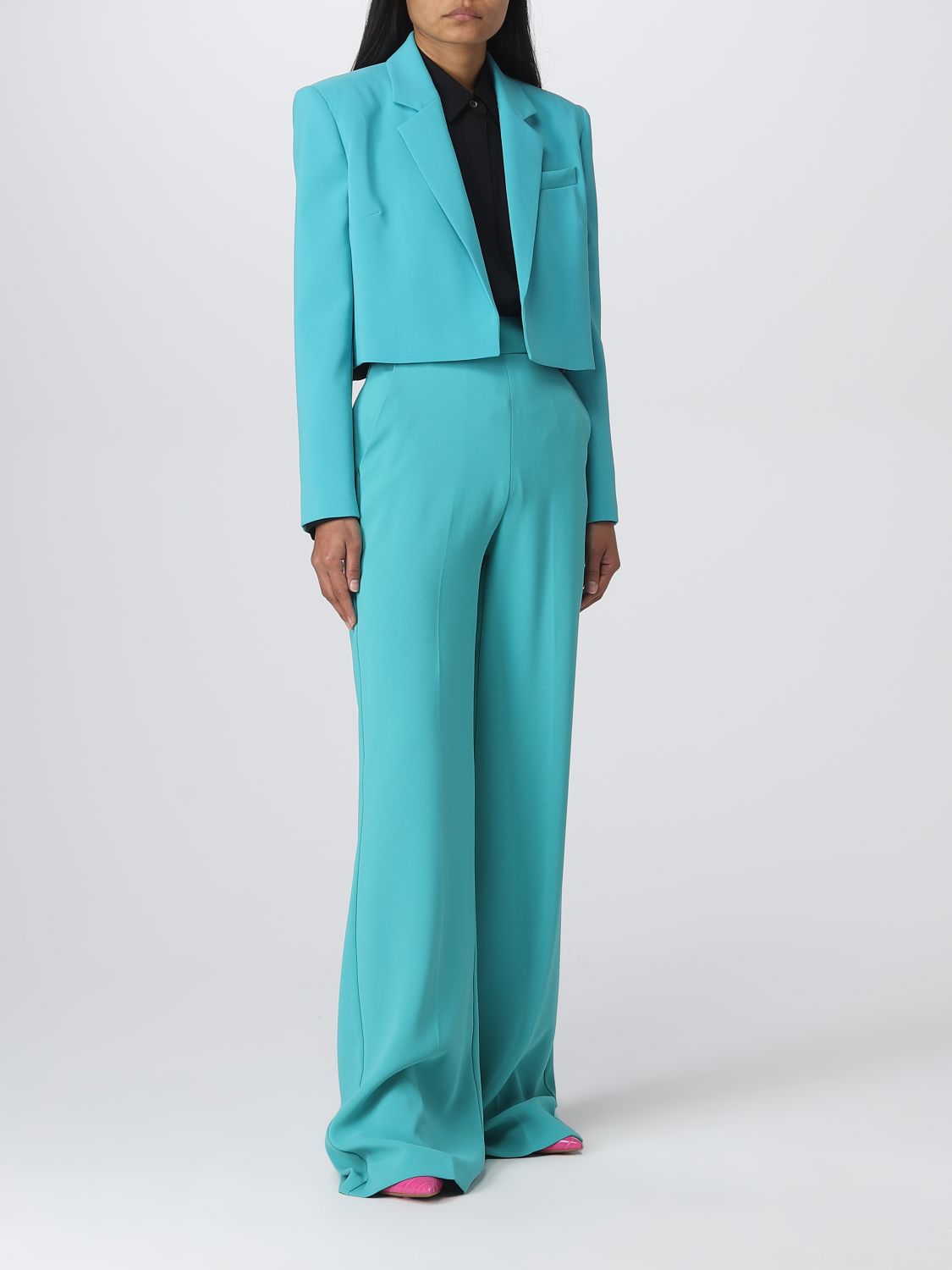 Pinko Blazer Woman Gnawed Blue