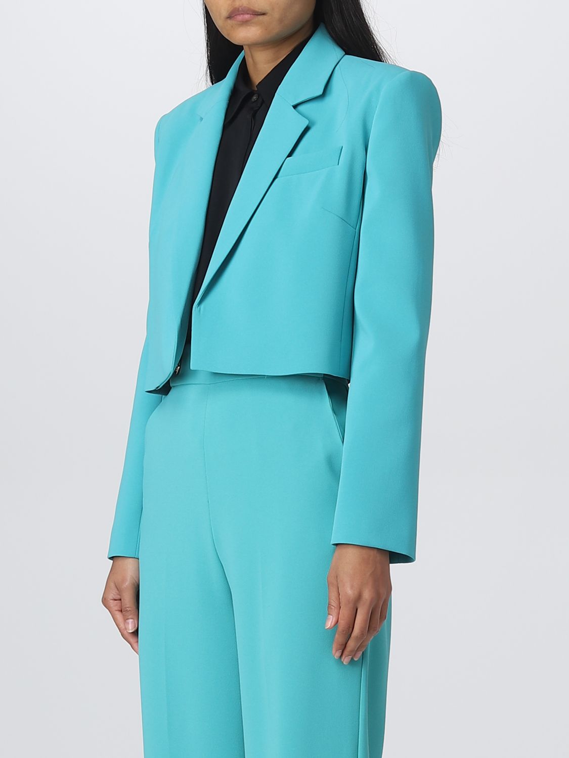 Pinko Blazer Woman Gnawed Blue