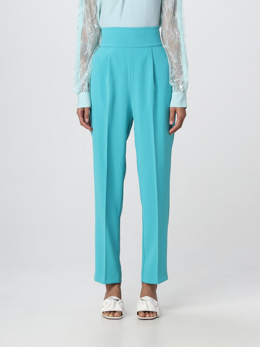 Pinko Pants Woman Gnawed Blue