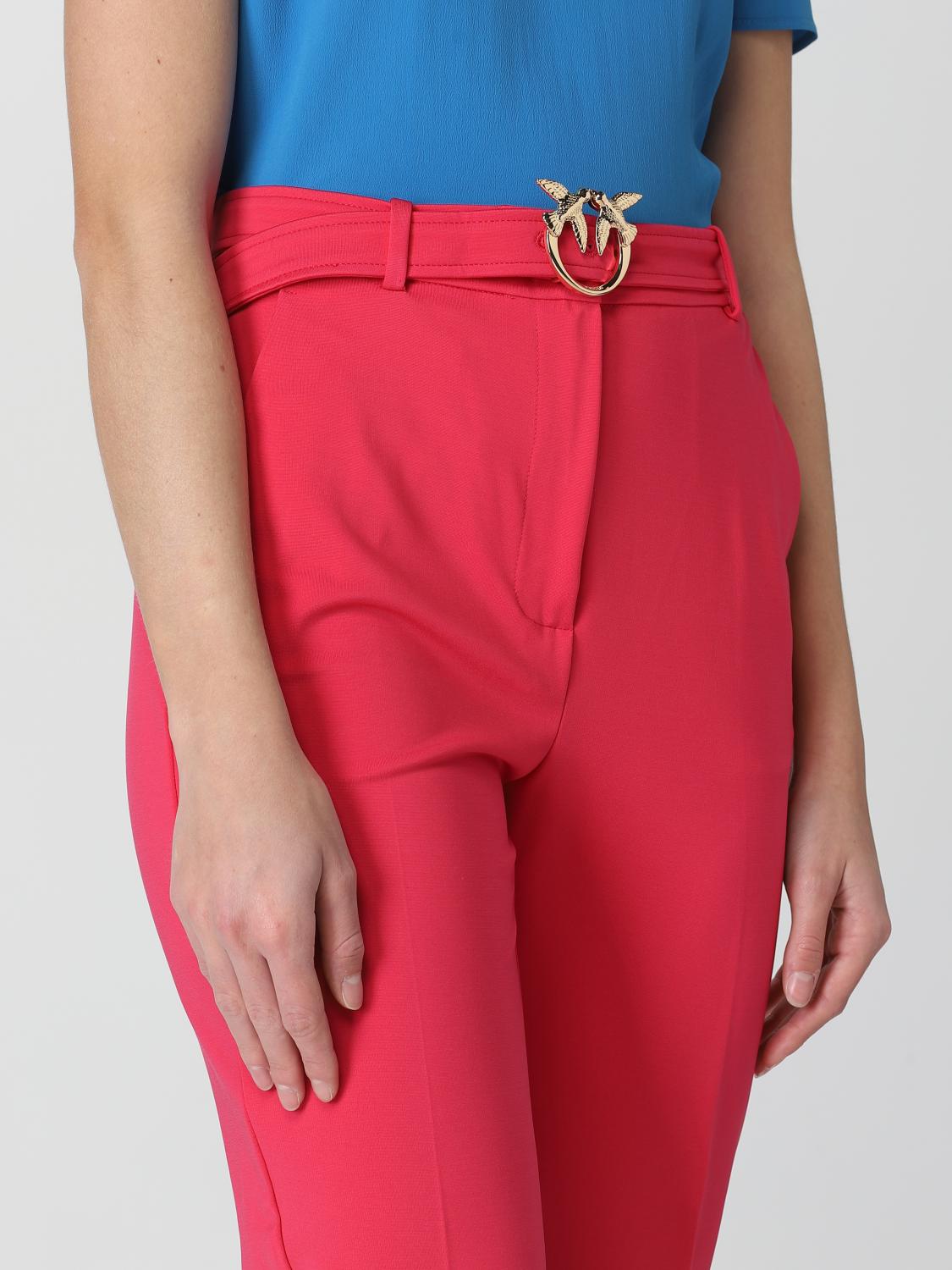 Pinko Pants Woman Fuchsia