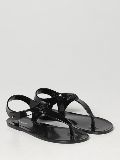 Pinko Flat Sandals Woman Black