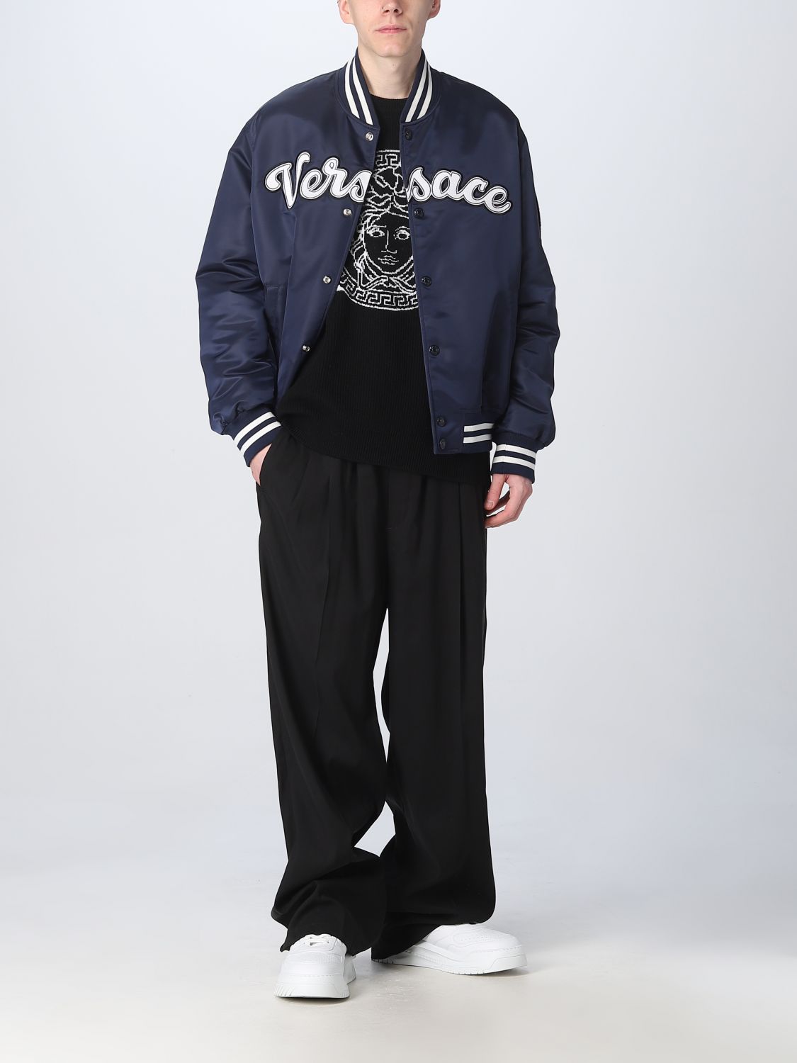 Versace Jacket Men Blue