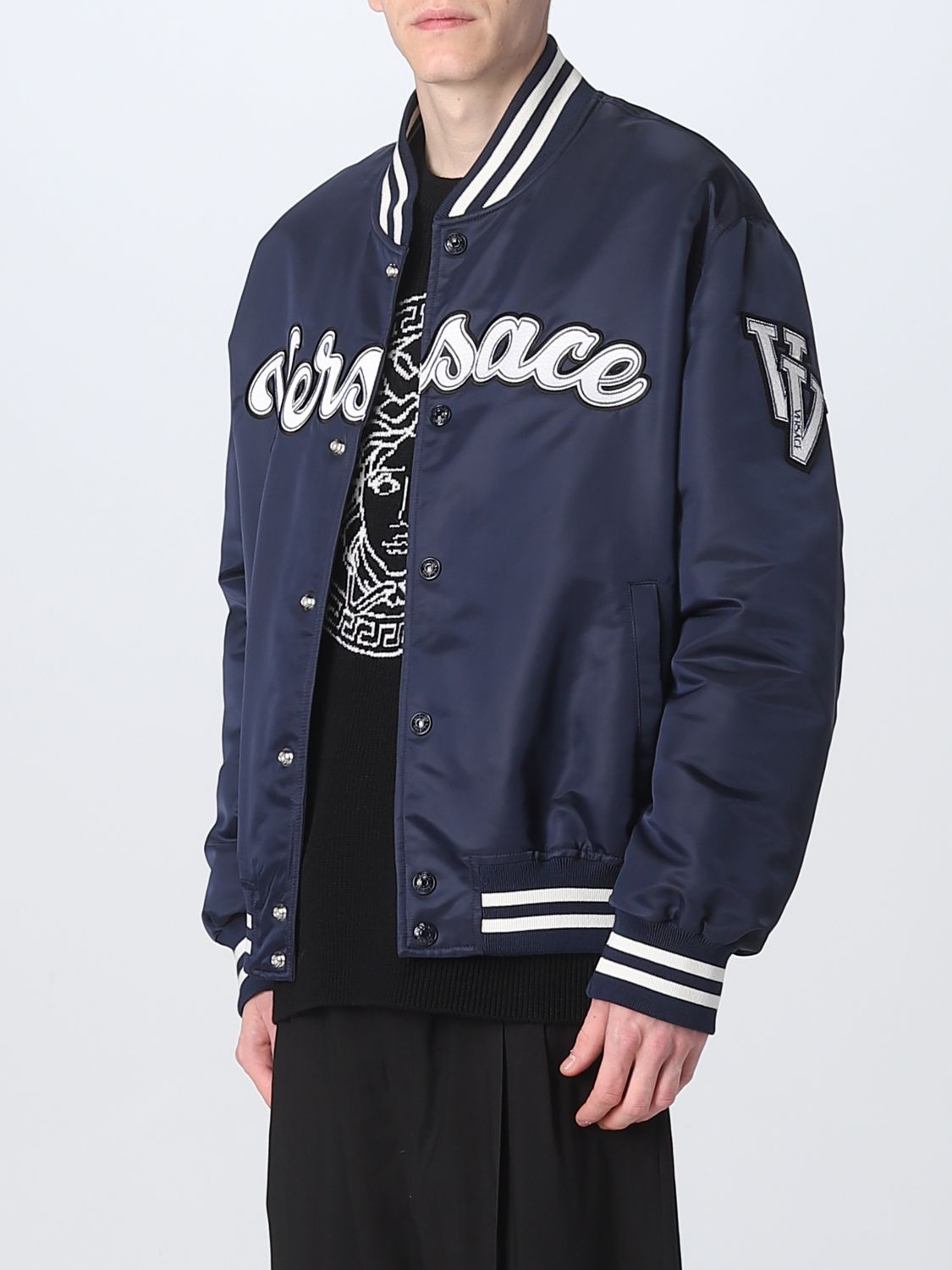 Versace Jacket Men Blue