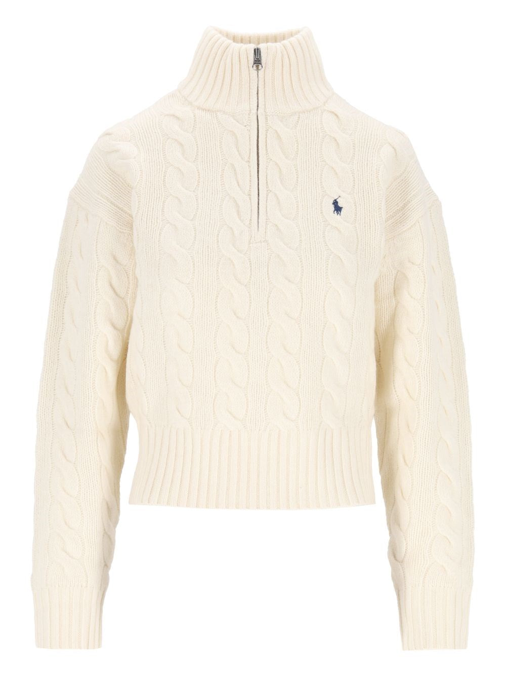 Polo Ralph Lauren Half-Zip Sweater - White