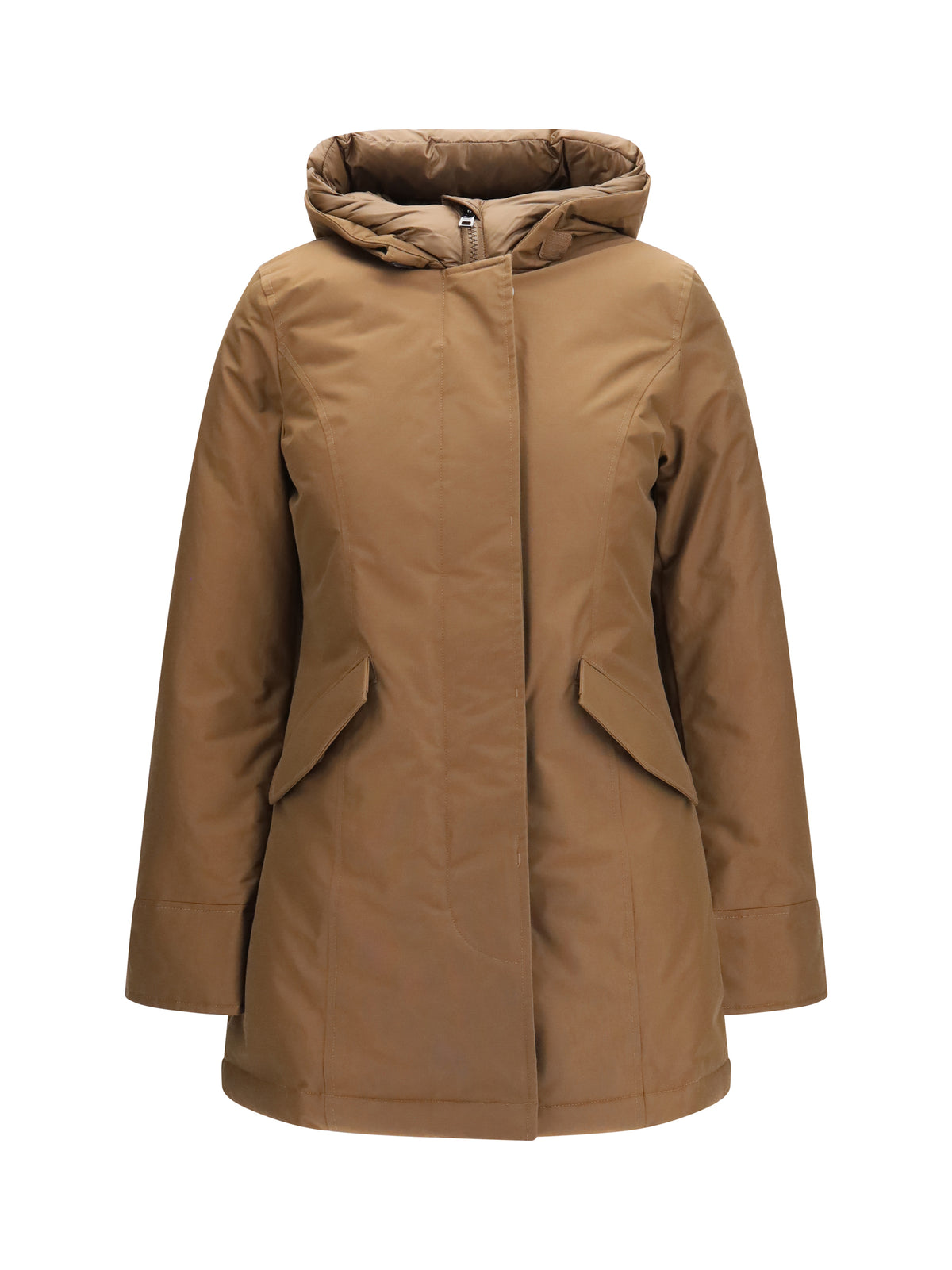 Woolrich Hooded padded Arctic Parka - Dark Earth
