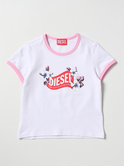 Diesel T Shirt Kids Pink