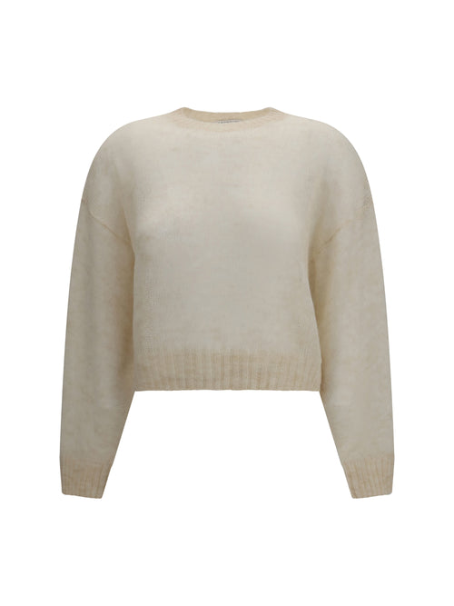 Brunello Cucinelli Wool mohair Sweater - Ivory