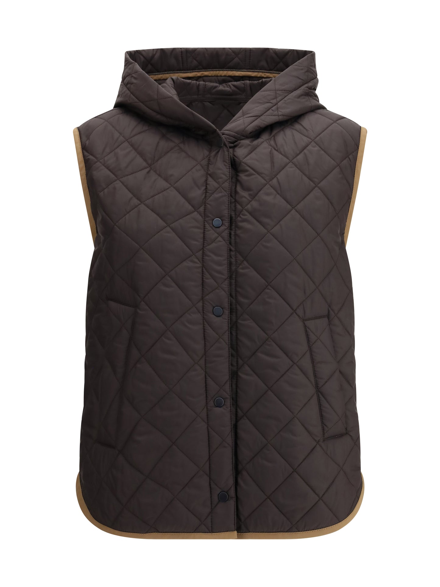 BRUNELLO CUCINELLI Hooded padded Gilet