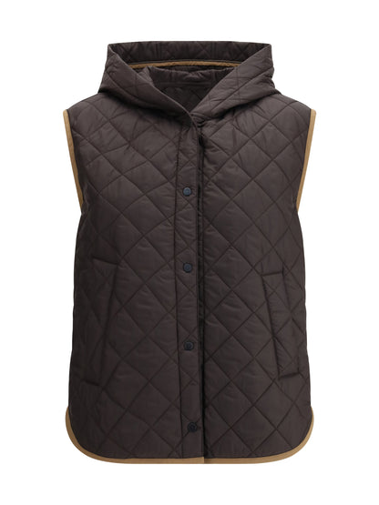 BRUNELLO CUCINELLI Hooded padded Gilet