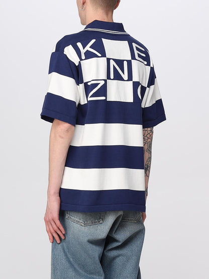 Kenzo Polo Shirt Men Blue