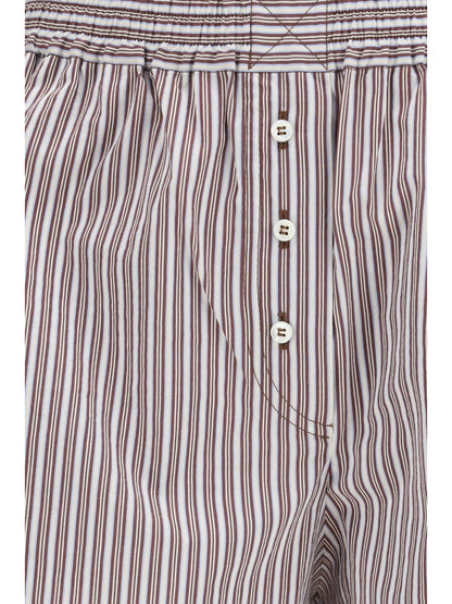 BRUNELLO CUCINELLI Striped silk Shorts
