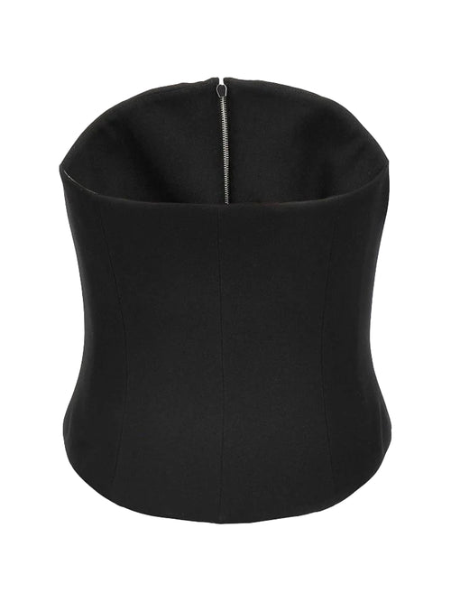 Alexander McQueen Wool Corset with zip - 1000