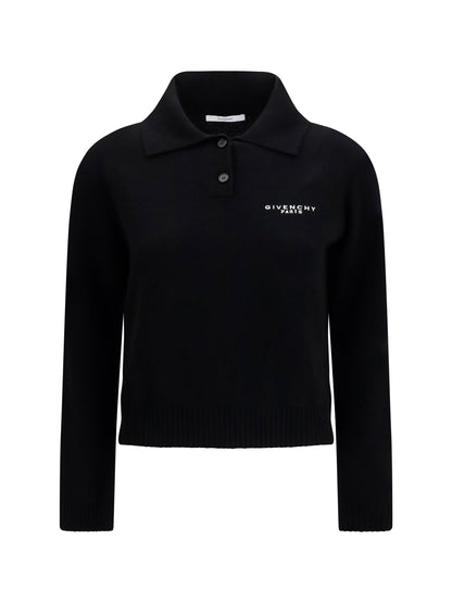 Givenchy Wool and cashmere polo Sweater - Black