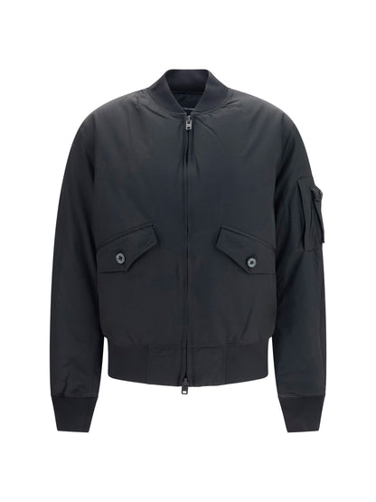 Y-3 Nylon Bomber Jacket - Black