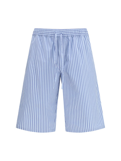 DOLCE & GABBANA Striped poplin Shorts