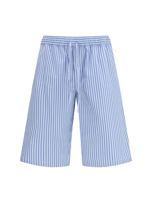 DOLCE & GABBANA Striped poplin Shorts