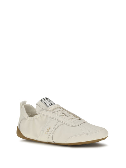 Chloé Kick Sneakers - Eggshell