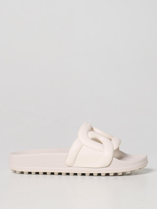 Tod's Flat Sandals Woman White