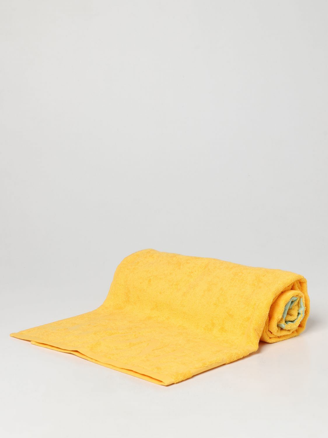 Stone Island Junior Bath And Beach Towels Lifestyle Yellow