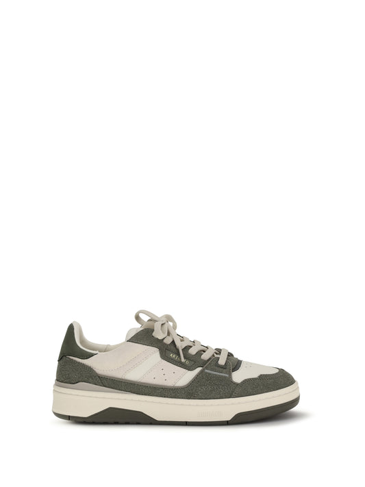 Axel Arigato Clay Sneakers - Light Beige/Dark Green
