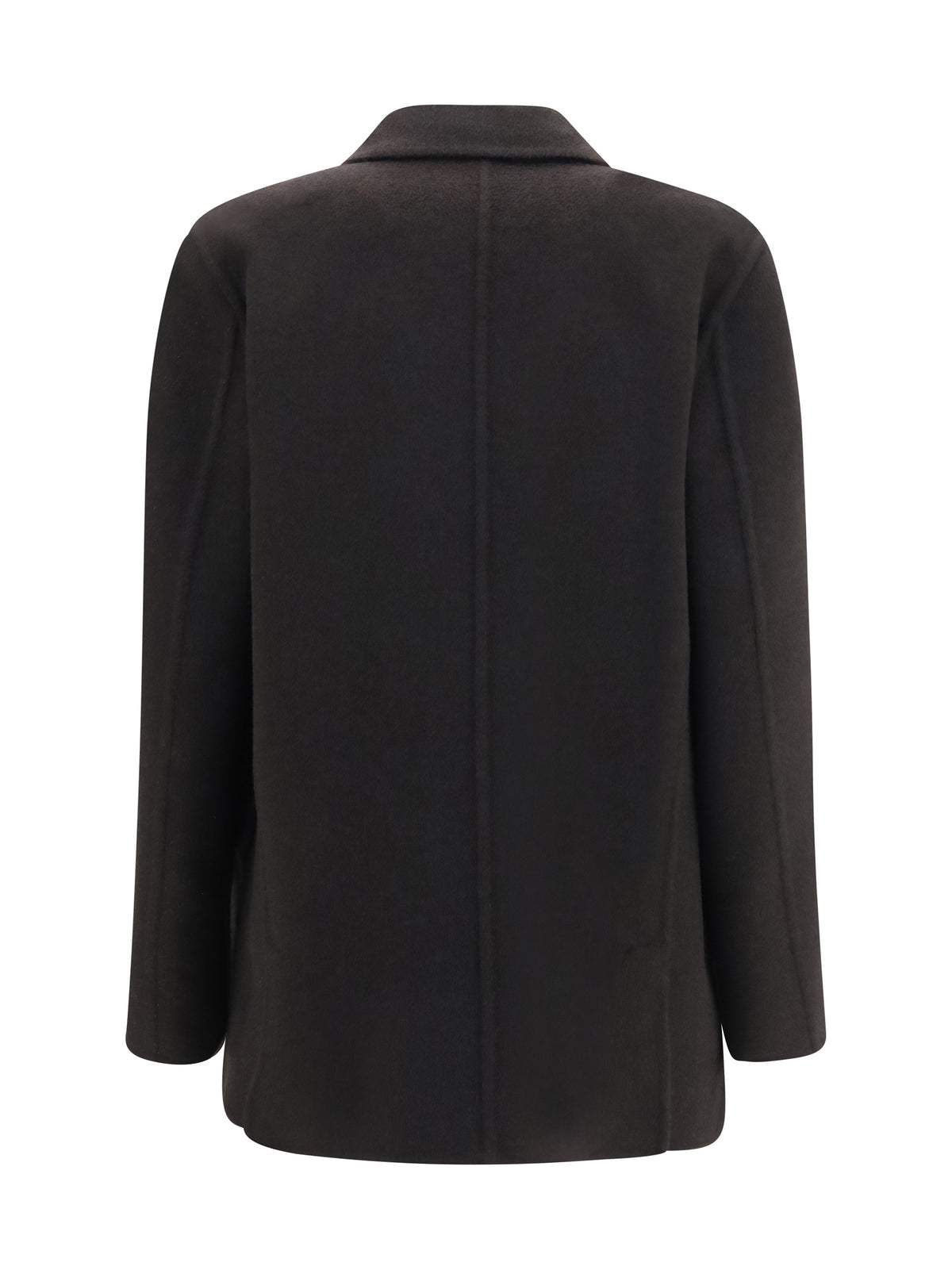 The Row Cinna Jacket - Dark Brown Melange
