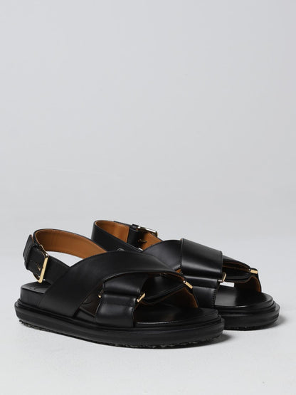 Marni Flat Sandals Woman Black