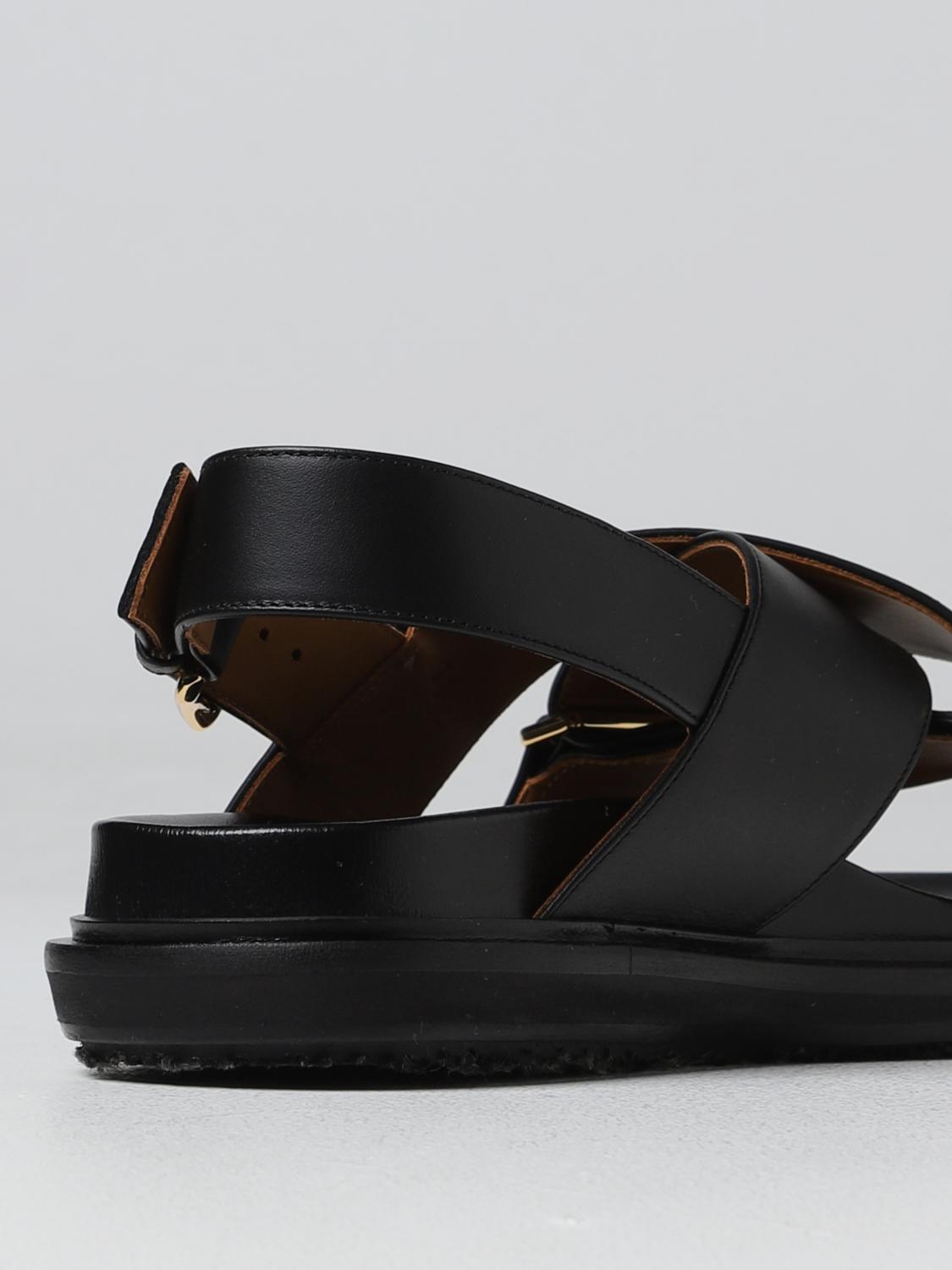 Marni Flat Sandals Woman Black