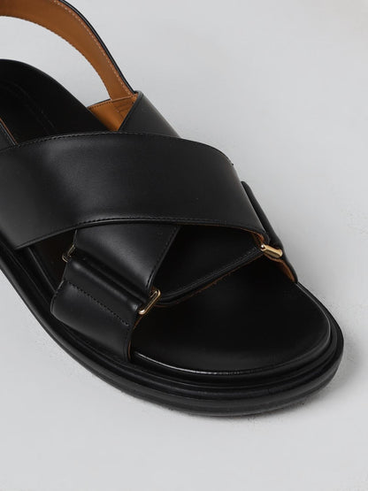 Marni Flat Sandals Woman Black