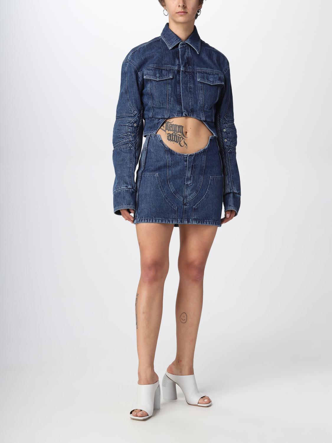 Off White Jacket Woman Blue