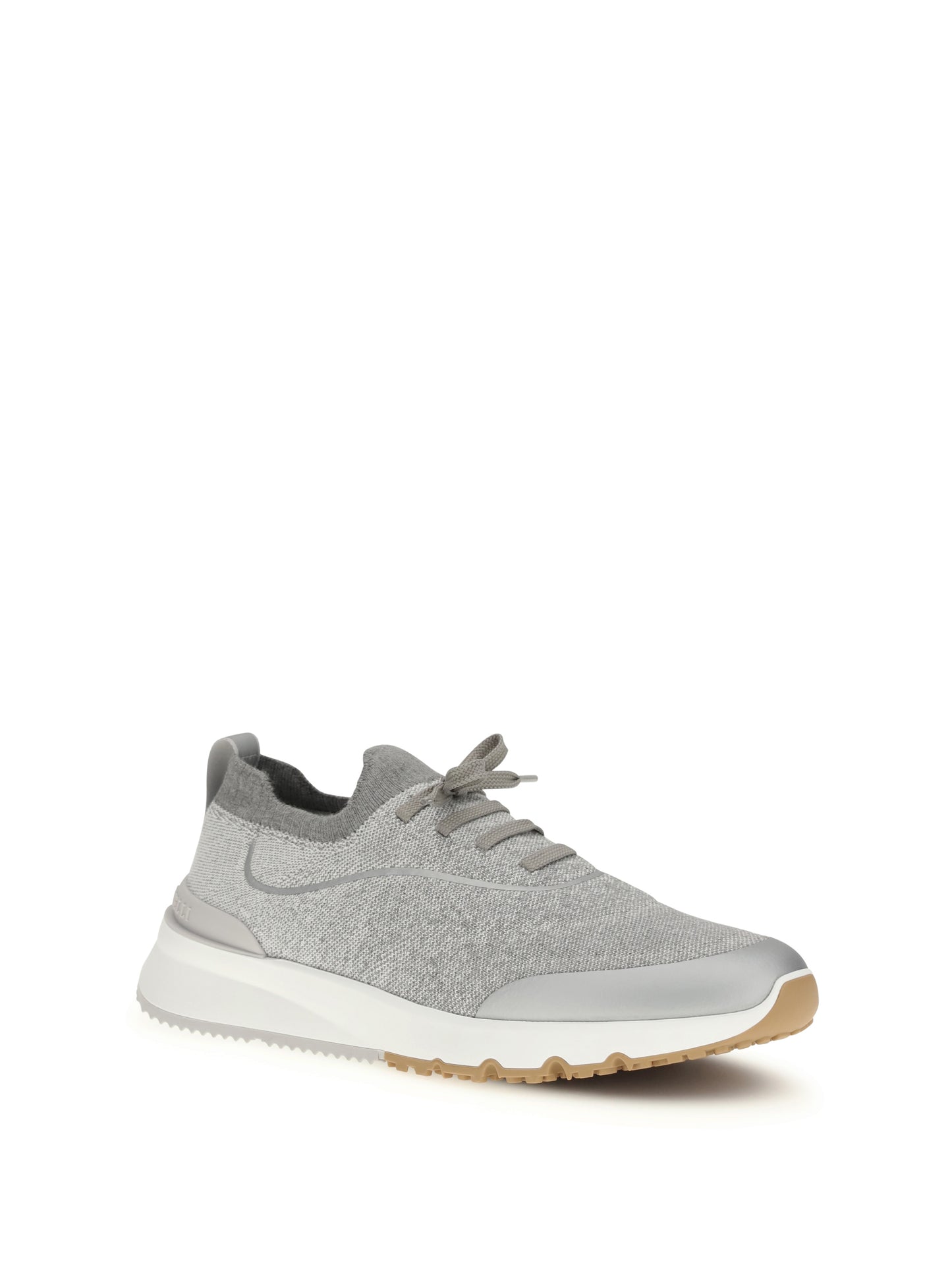 BRUNELLO CUCINELLI Techno cotton knit Sneakers runners