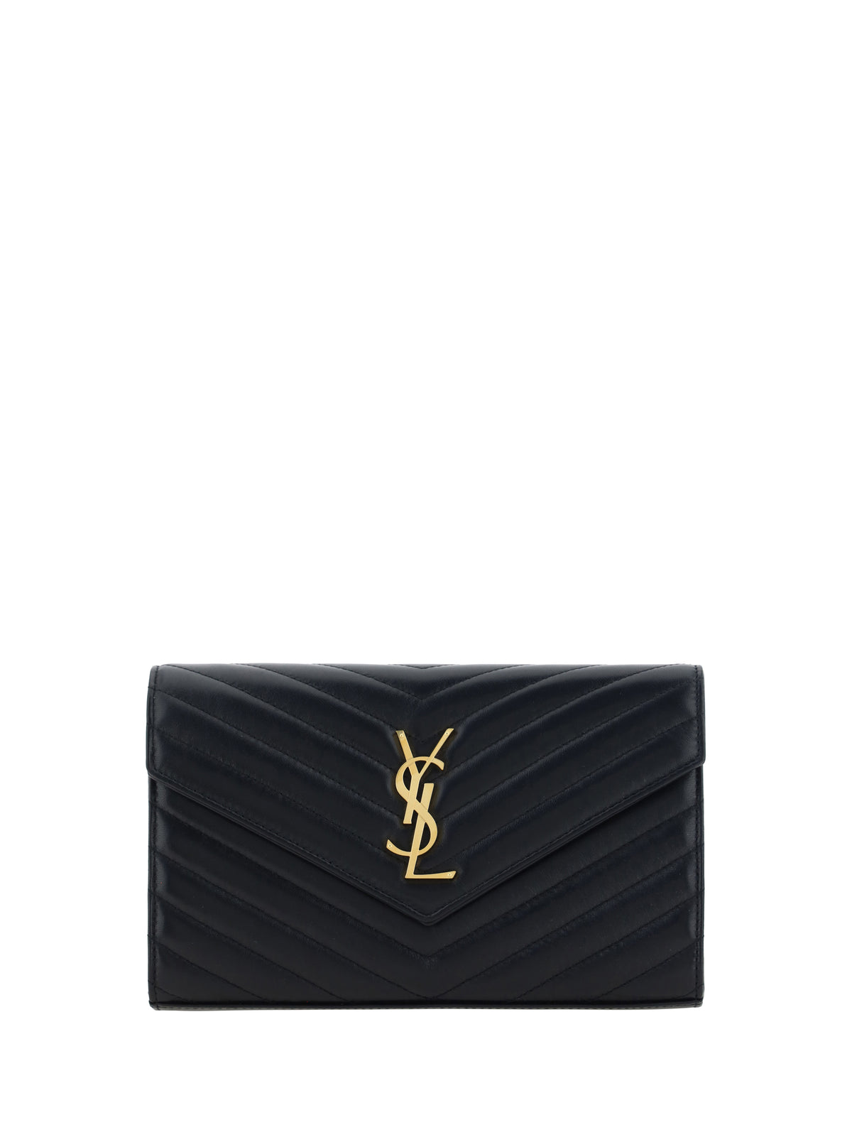 Saint Laurent Monogram Wallet - Black