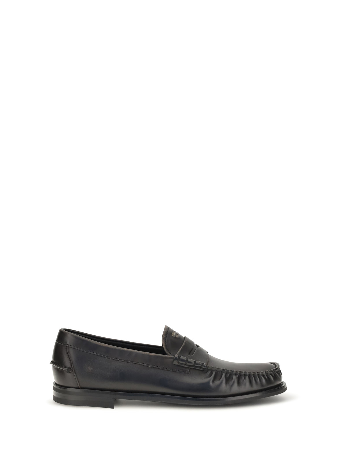 Prada Vintage leather Loafers - Nero+Cuoio
