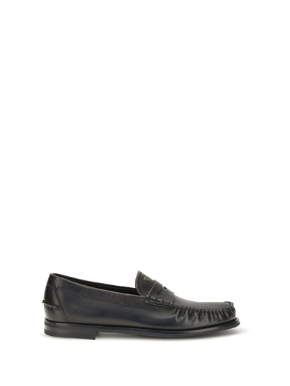 Prada Vintage leather Loafers - Nero+Cuoio