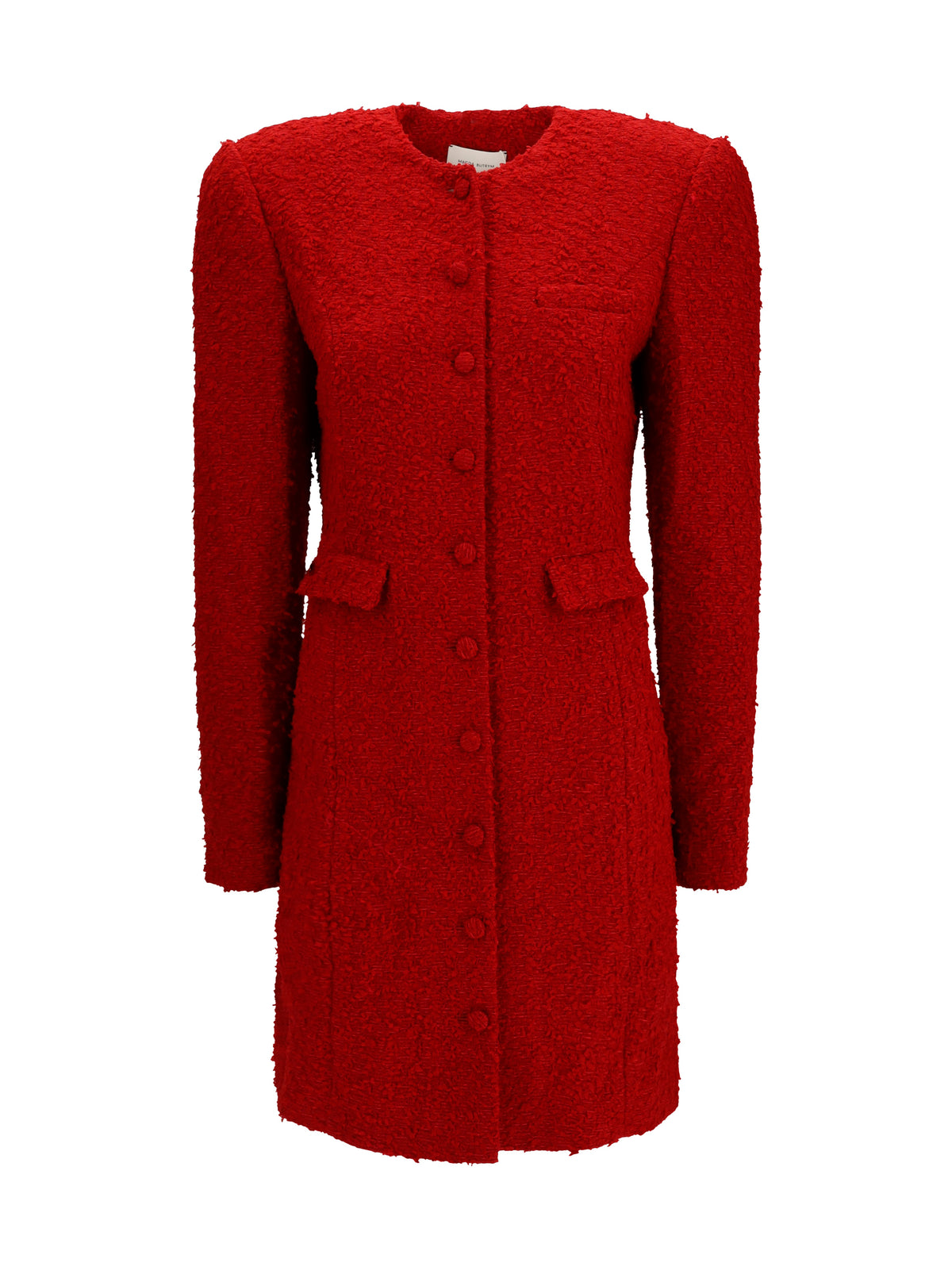 Magda Butrym Short bouclé Dress - Red